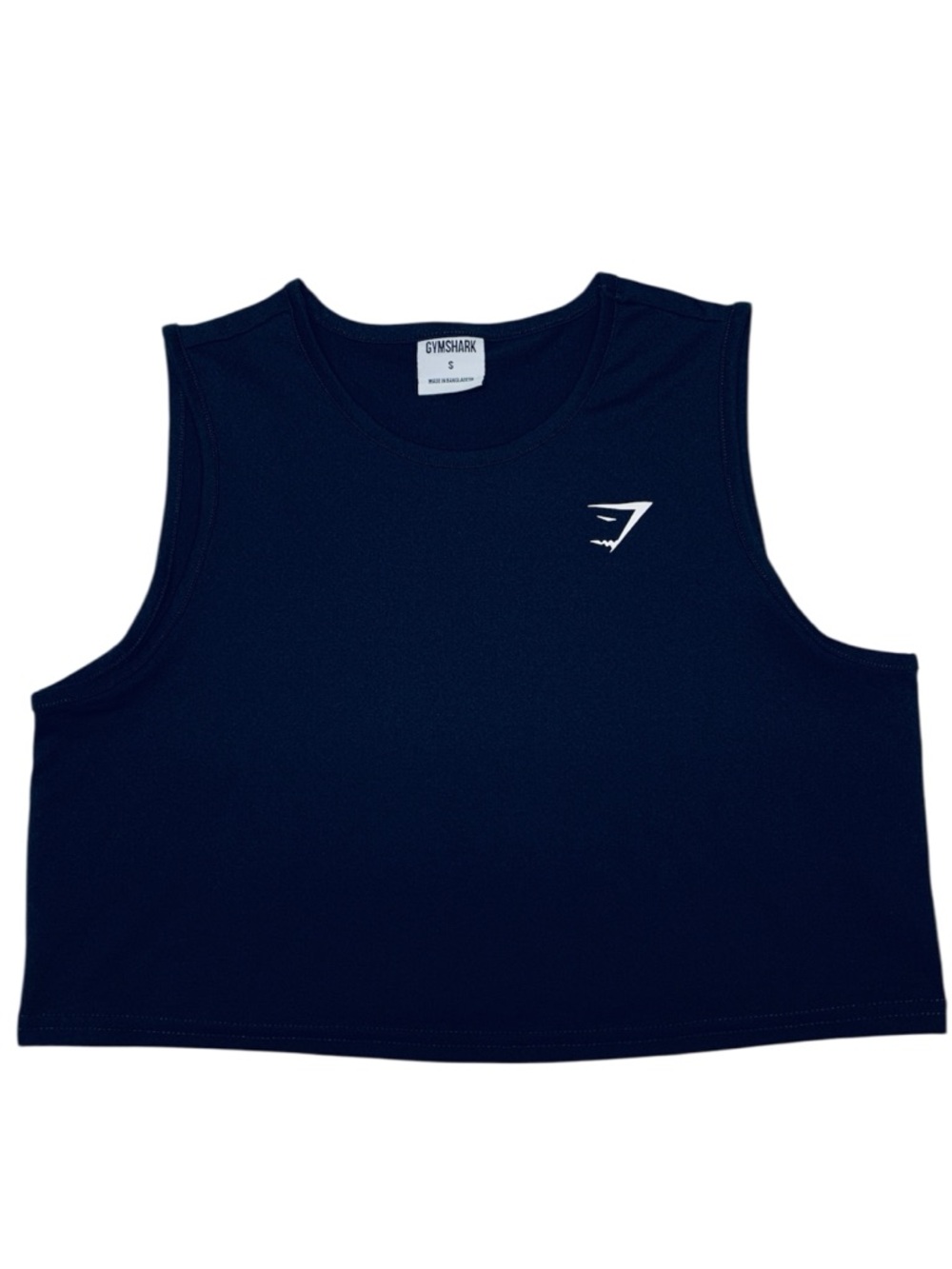 GYMSHARK Black Training Crop Muscle Tank Top Women’s Small